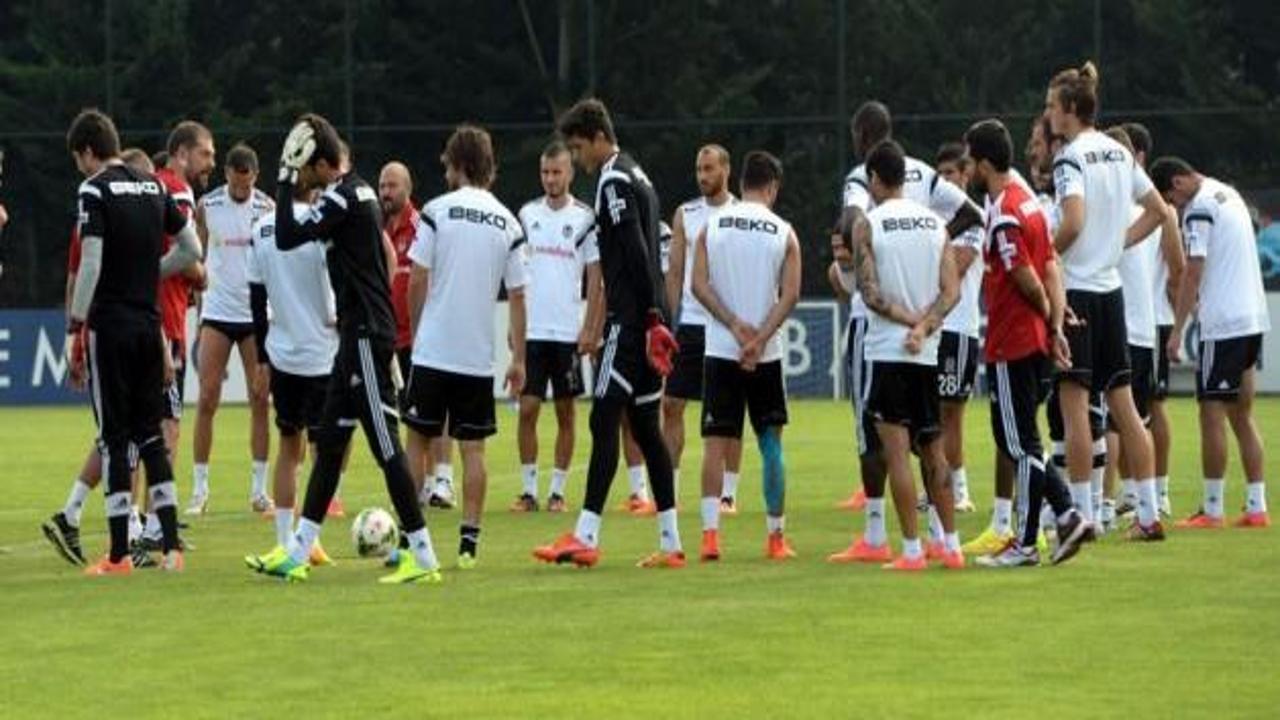 Beşiktaş antrenmanında üç eksik