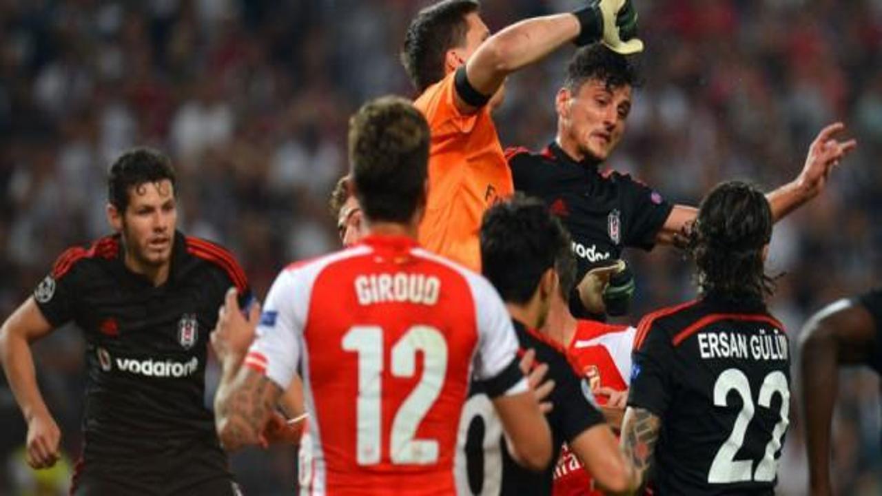 Beşiktaş, Arsenal'e 2 'ilk'i birden yaşattı