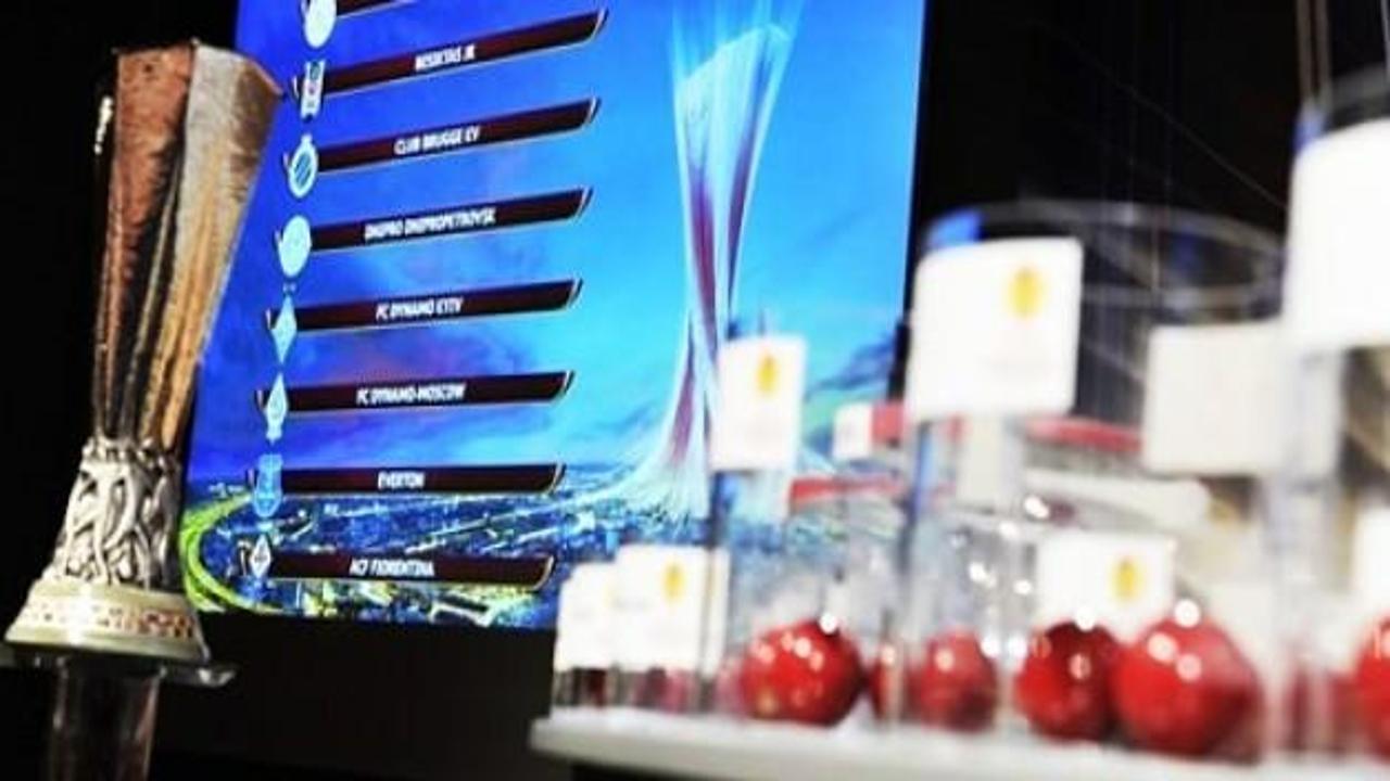 UEFA Avrupa Ligi kura çekimi Beşiktaş'ın rakibi