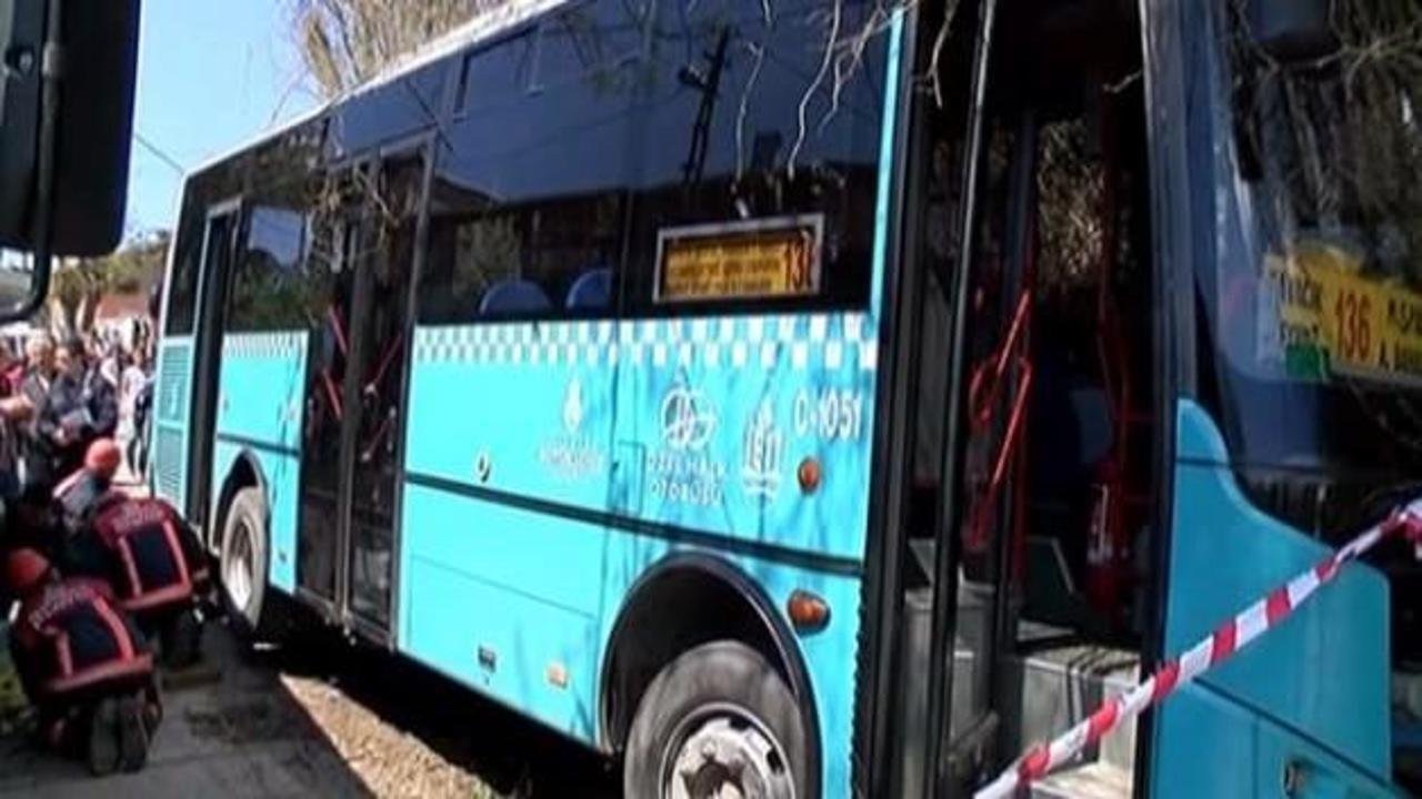 Beykoz'da halk otobüsü devrildi