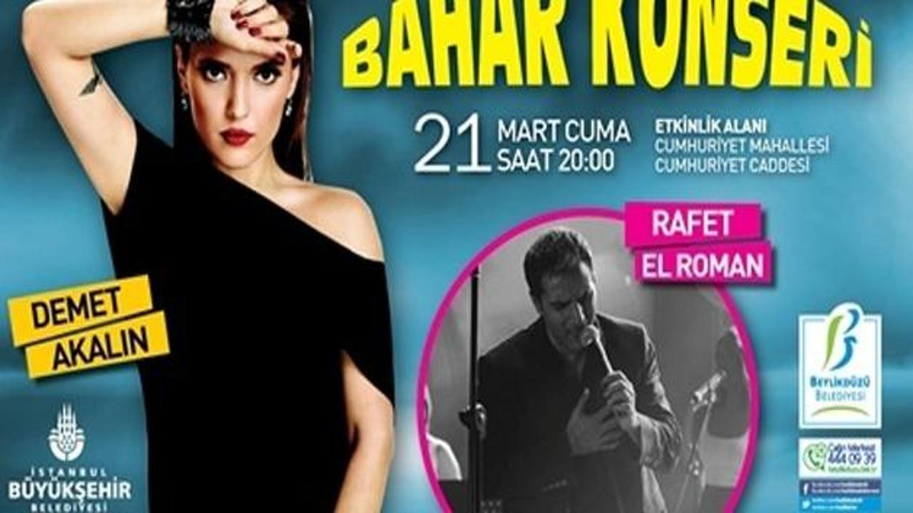 Beylikd&uuml;z&uuml;, Demet Akalın ve Rafet El Roman konseri