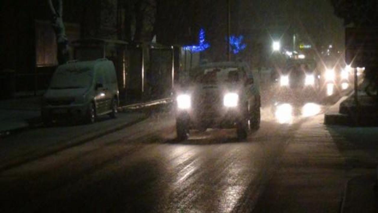 Bitlis ve Tatvan'da yoğun kar yağışı