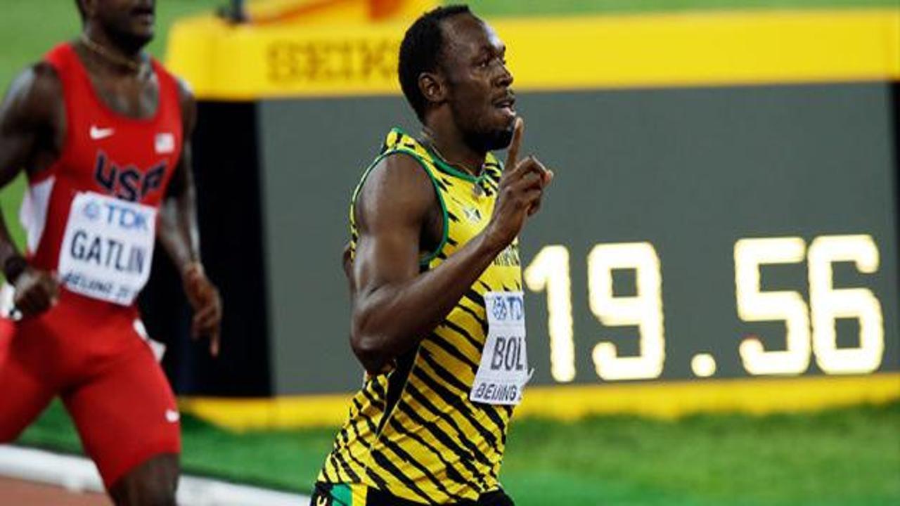 Bolt 200 metrede de farkını gösterdi!