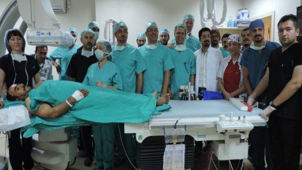 Bu ameliyat Türkiye'de ilk kez Batman'da yapıldı