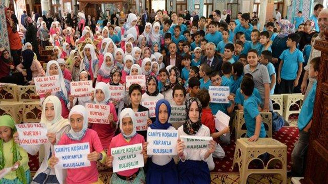 Bu il&ccedil;ede 21 bin &ccedil;ocuk Kur'an okuyacak