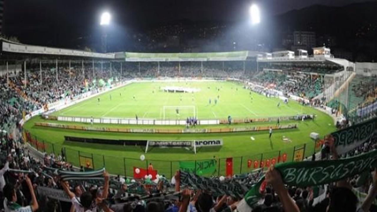 Bursaspor tarihi stada veda ediyor