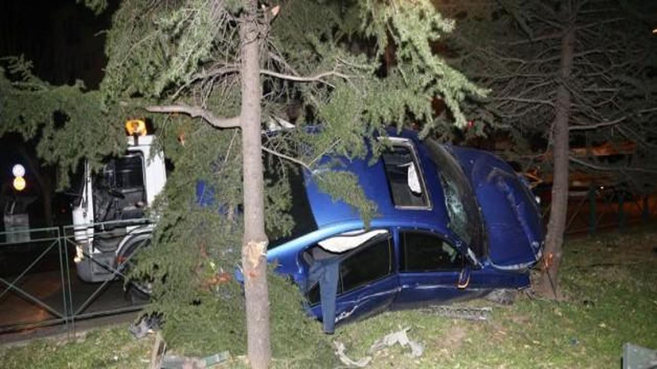 Bursa'da bir otomobil takla attı: 3 yaralı
