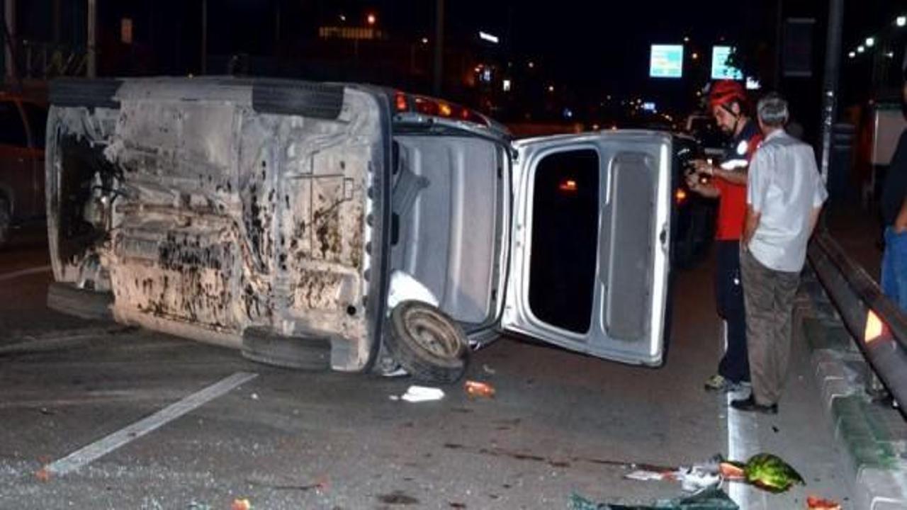 Bursa'da trafik kazası: 1 ölü, 3 yaralı