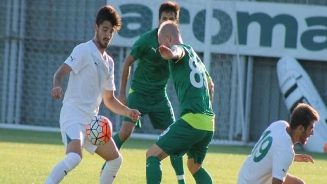 Bursaspor'dan gollü prova