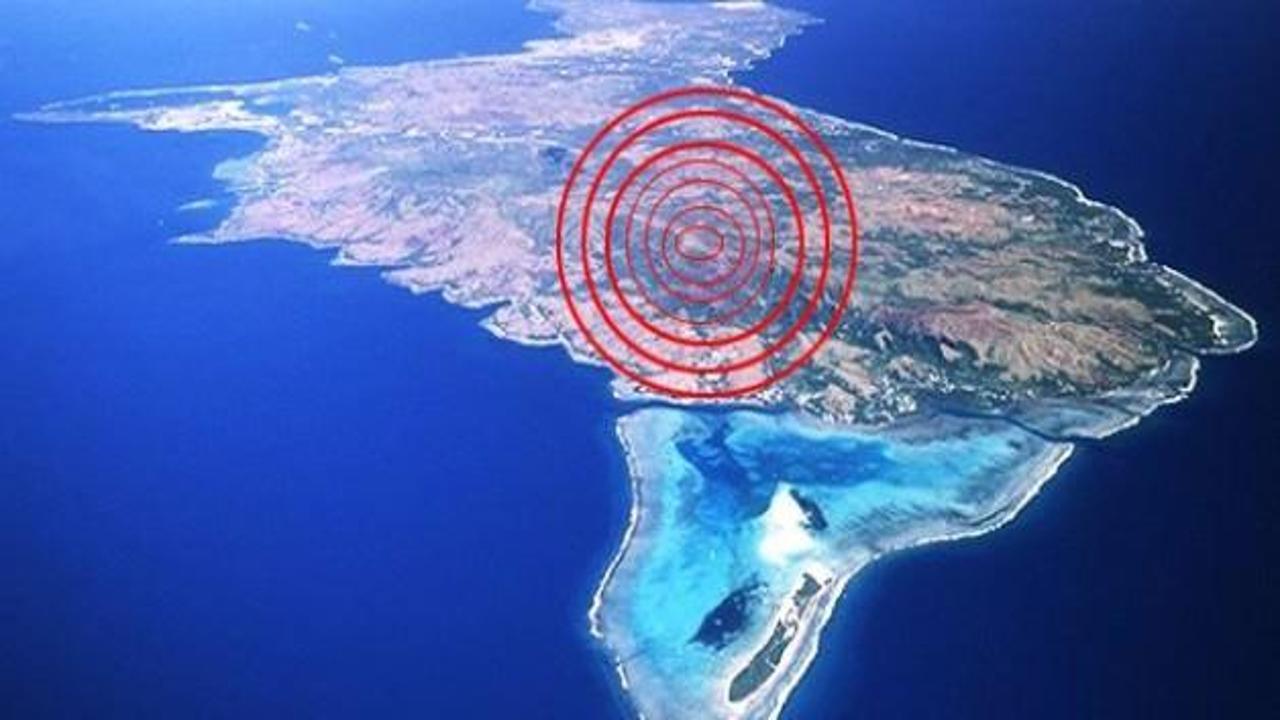 Büyük Okyanus'ta 7,1 şiddetinde deprem