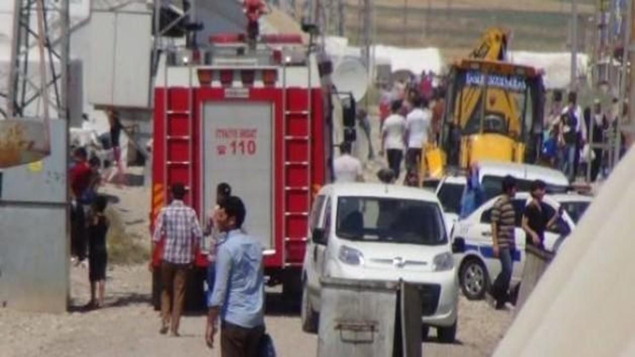 Çadır kentte yangın: 2 Ölü!
