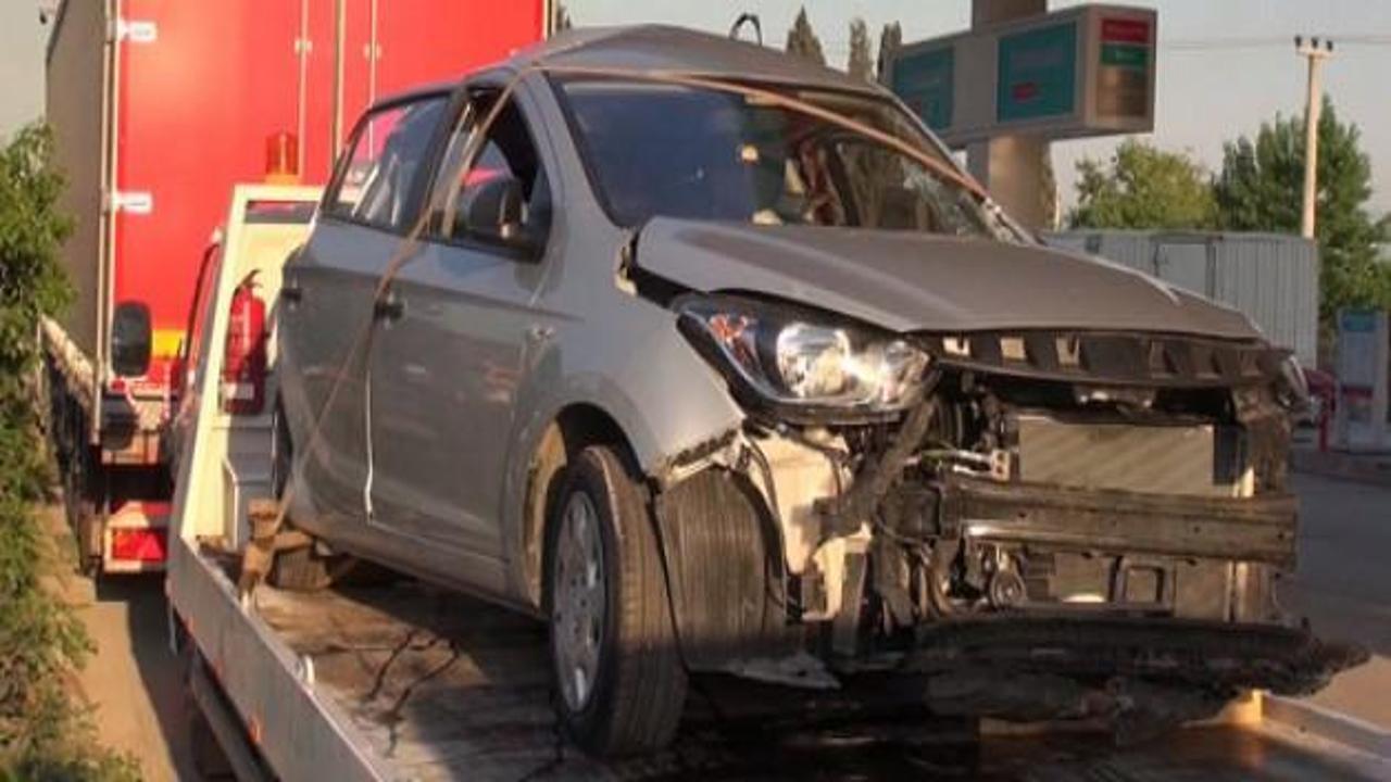 TEM’de feci kaza: 1 ölü 4 yaralı!