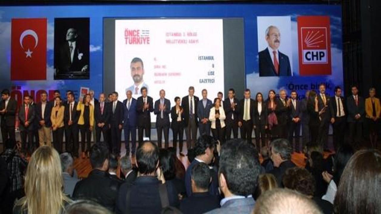 CHP, İstanbul milletvekili adaylarını tanıttı