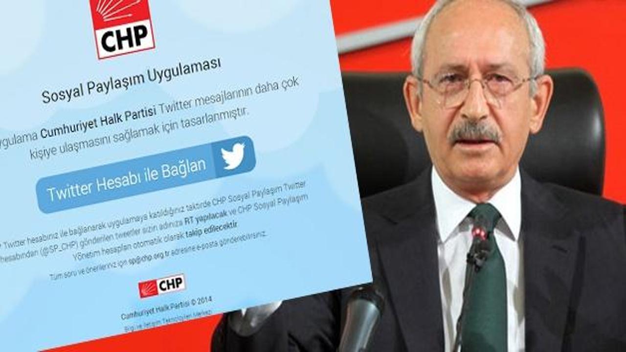 CHP mesajlarını "Twitter"den yayacak