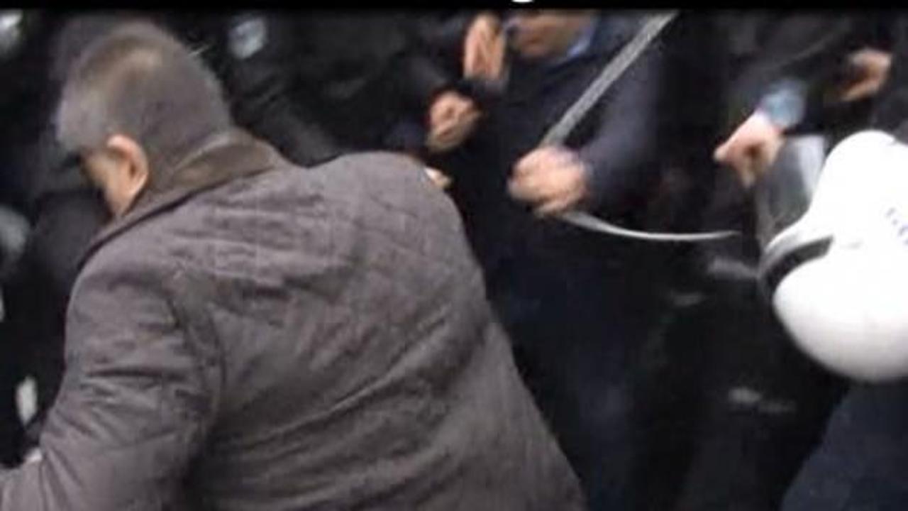 CHP Milletvekili arbedede yere düştü