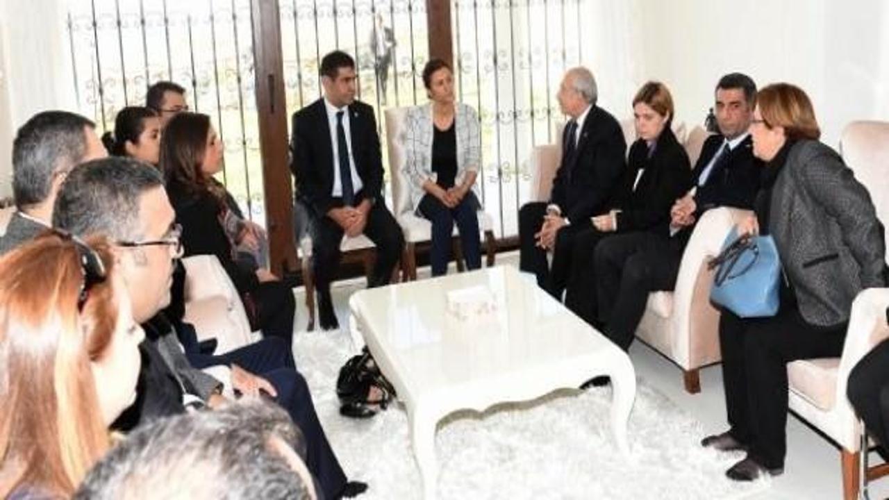 CHP'liler Tahir Elçi'nin evini ziyaret etti