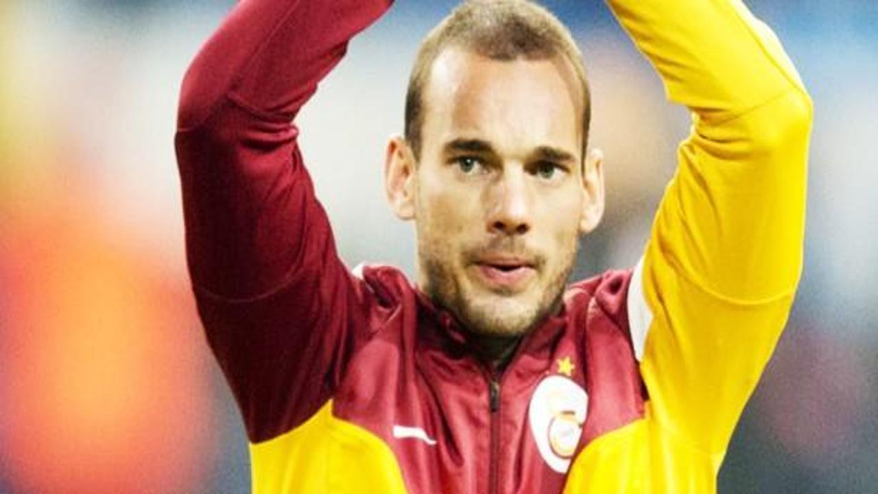 Sneijder: Galatasaray'a aşığım