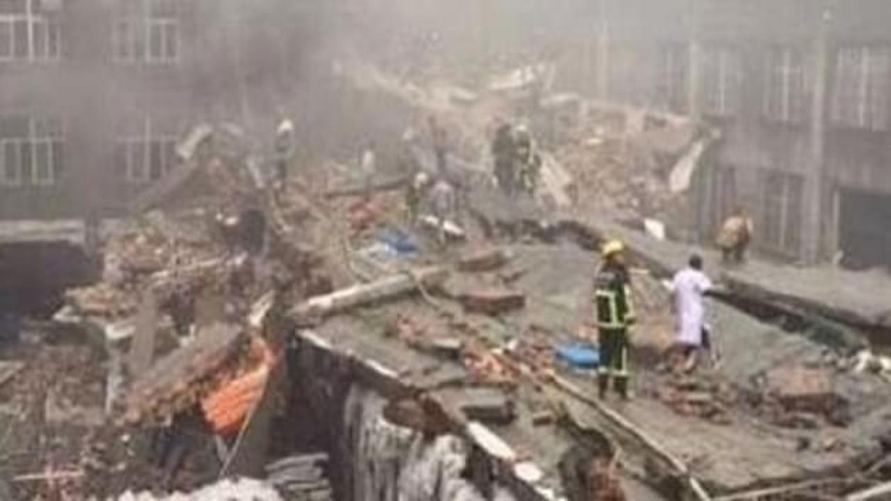 Çin'de ayakkabı fabrikası çöktü: 14 kayıp