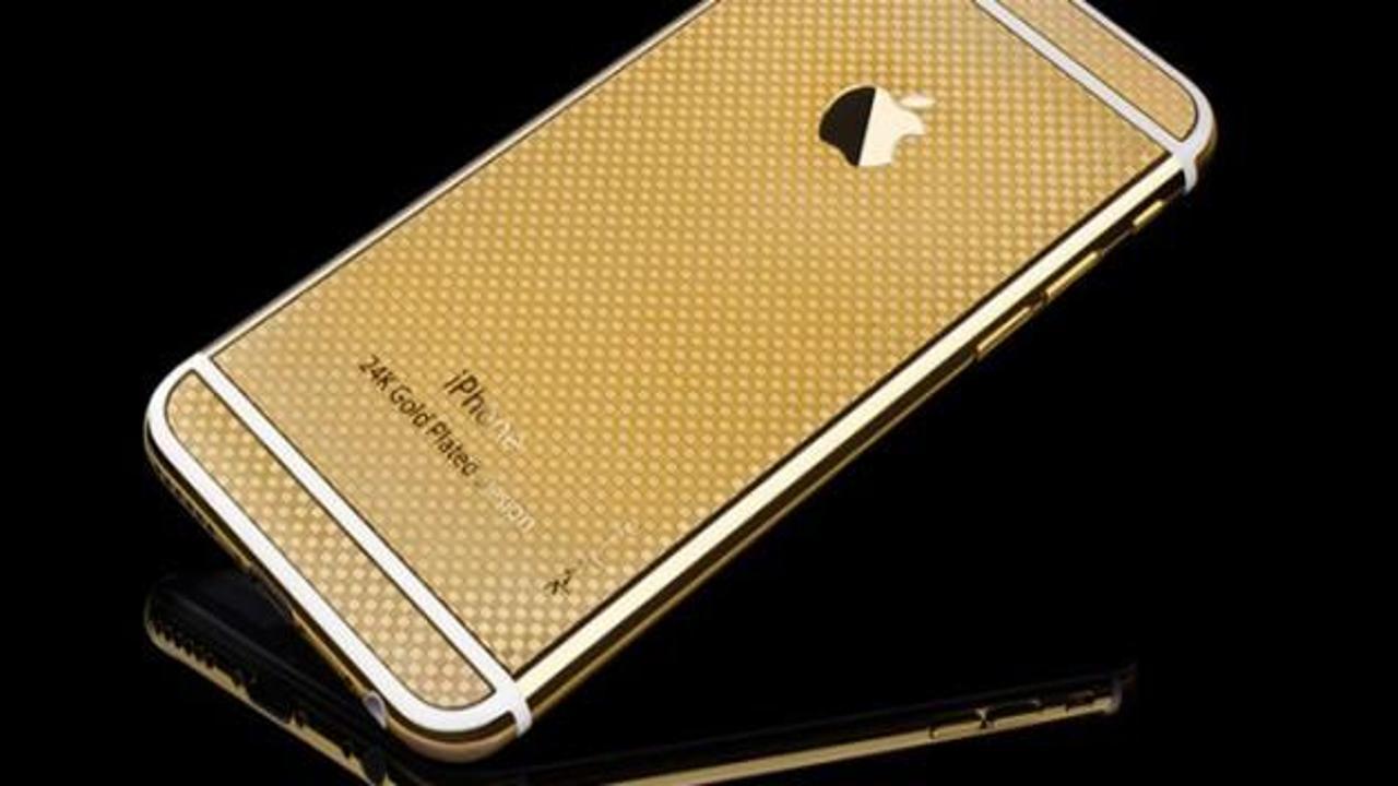 Çin'de iPhone 6 altın kaplandı
