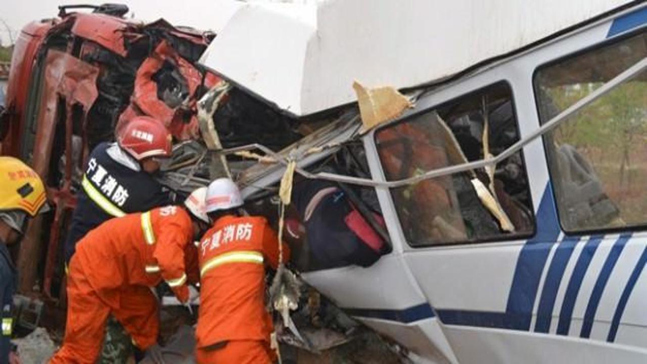 Çin'de korkunç kaza: 12 ölü