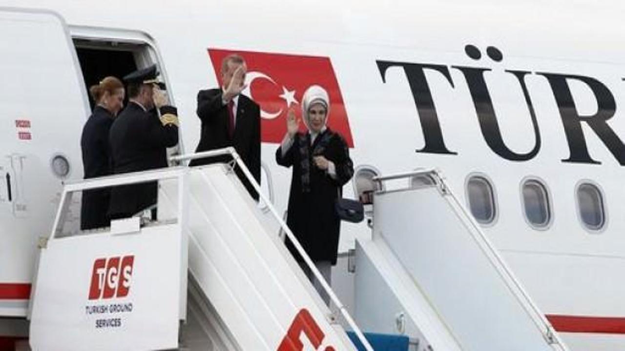 Cumhurbaşkanı Erdoğan, Trabzon'a gitti