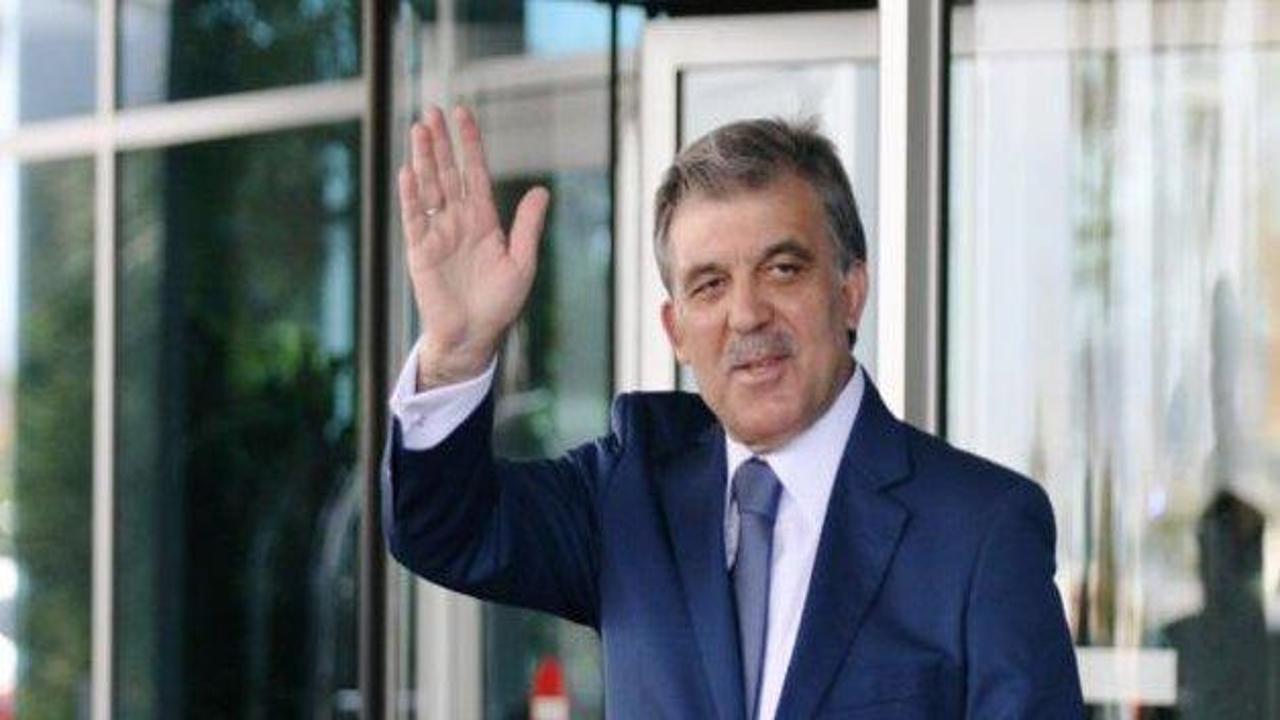 Abdullah Gül'den büyük sürpriz
