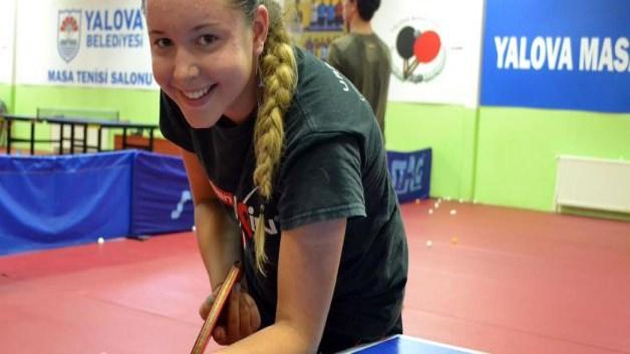 İngiliz milli masa tenisçi, Yalova'da antrenman yapıyor