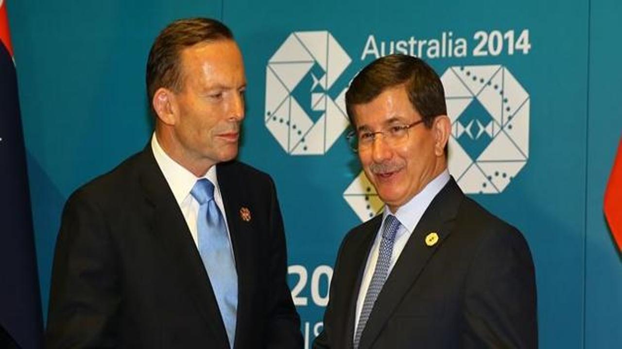 Davutoğlu, Avustralya Başbakanı ile görüştü