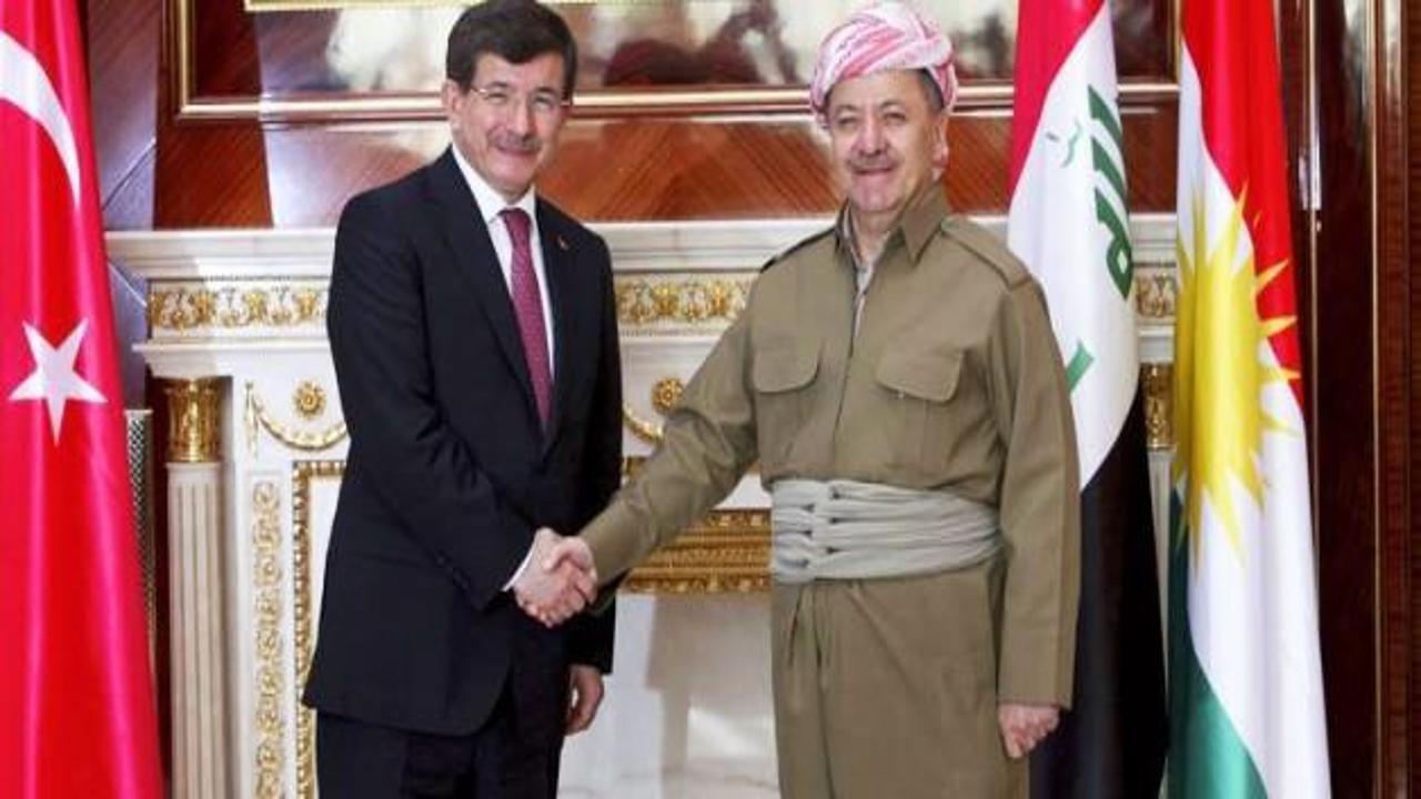 Davutoğlu'nda Barzani'ye tebrik telefonu