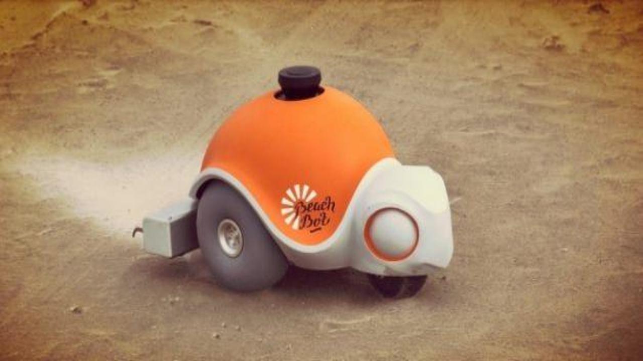 Kumsala çizim yapabilen robot:Beachbot
