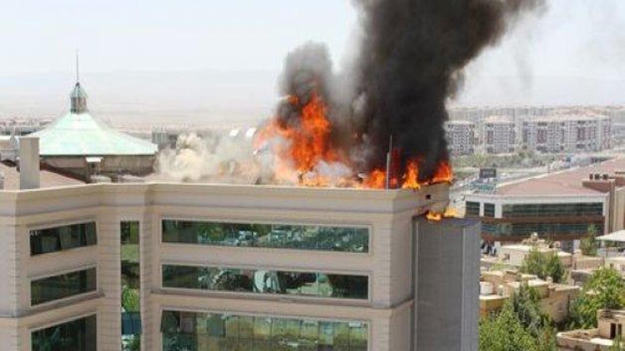 Diyarbakır'da hastanede yangın çıktı