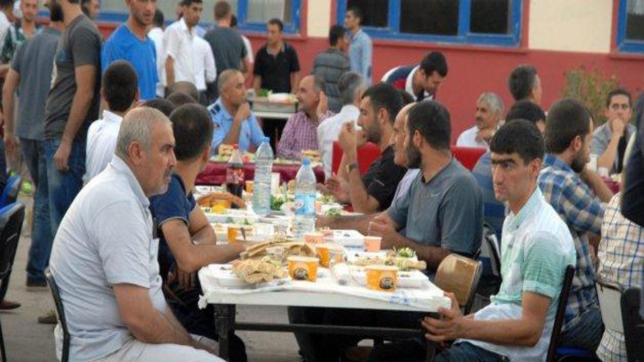 Diyarbakır'da hükümlülere iftar 