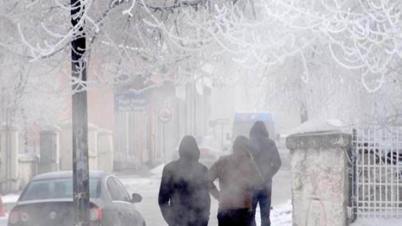 Doğu'da Sibirya soğukları: -24,5'u gördü