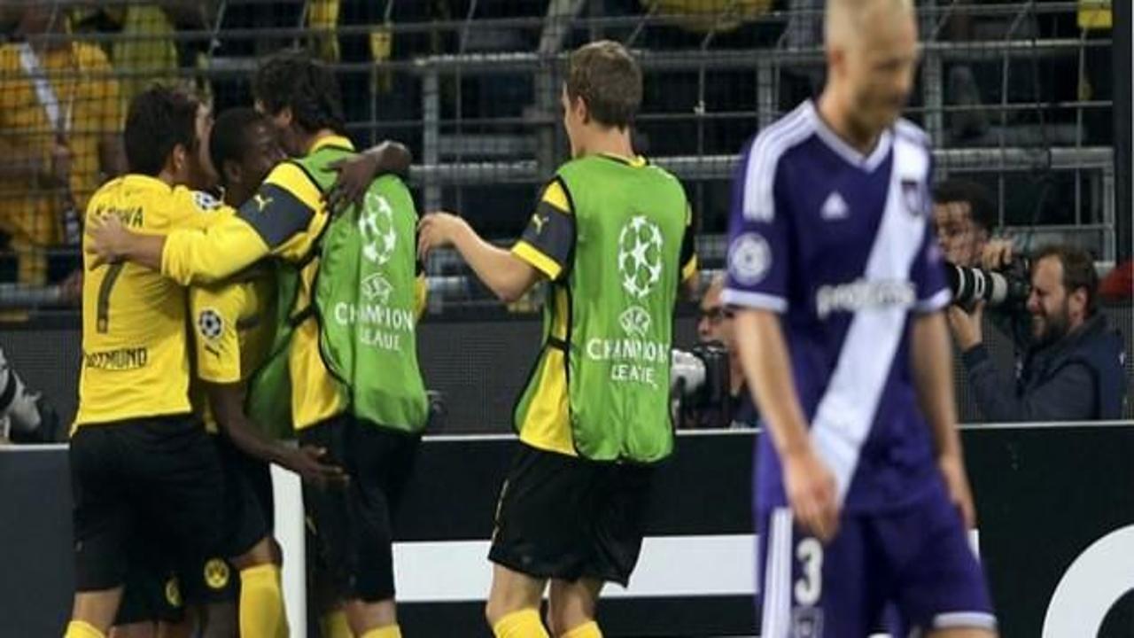Dortmund Belçika'da şov yaptı!