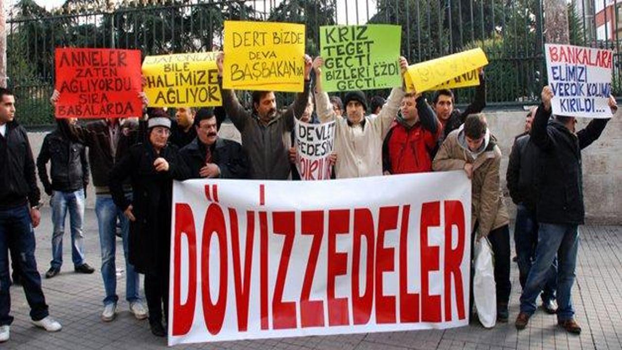 Dövizzedeler Erdoğan'a mektup verdi