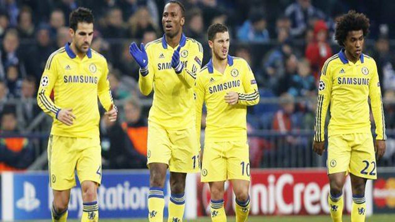 Drogba'lı Chelsea, Schalke'yi gole boğdu