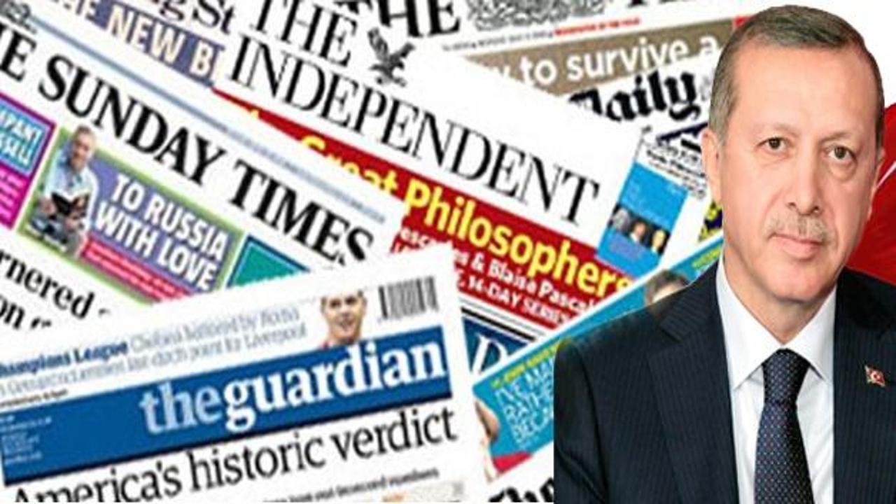 Dünya basını Erdoğan'ı manşetlere taşıdı