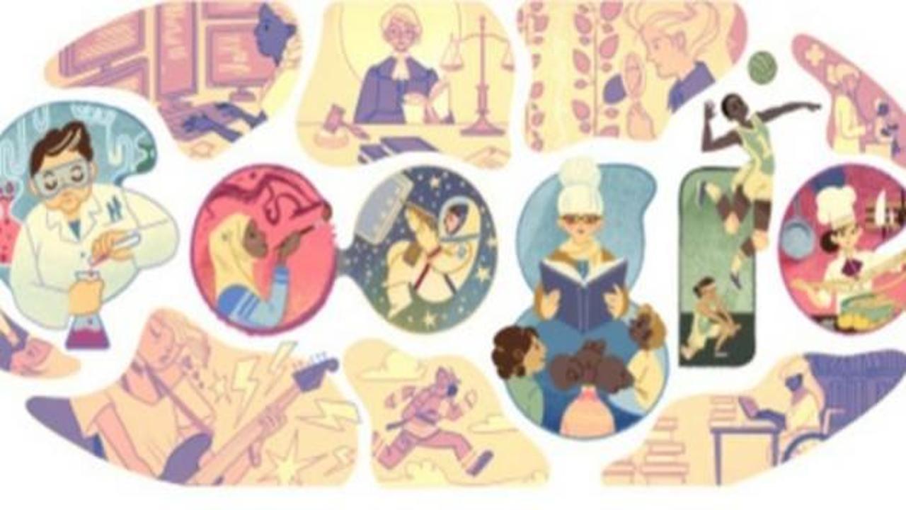 Dünya Kadınlar Günü 8 Mart 2015 Google Doodle 