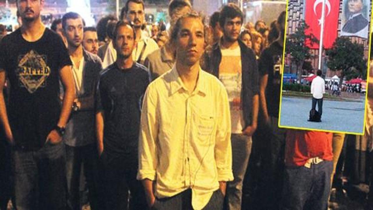 'Duran adam' eyleminde çok sayıda gözaltı