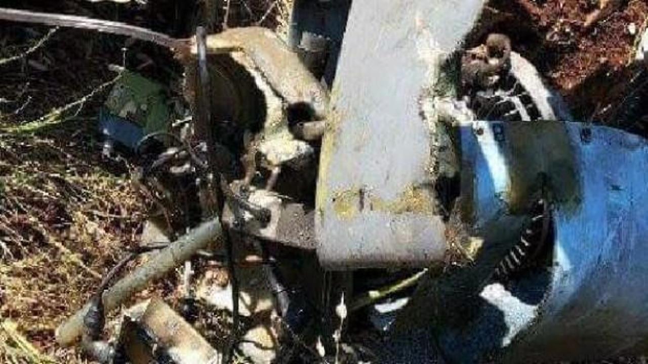 Düşürülen Suriye hava aracının görüntüleri çıktı