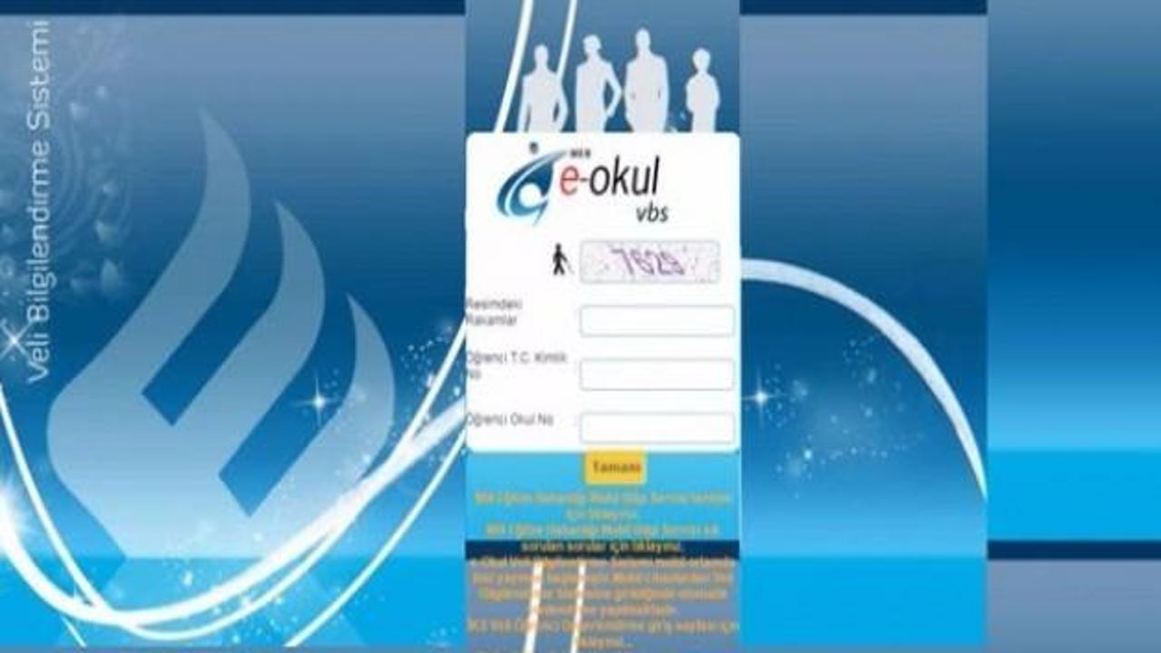 E-Okul Veli Bilgilendirme, sınav notu sorgulama