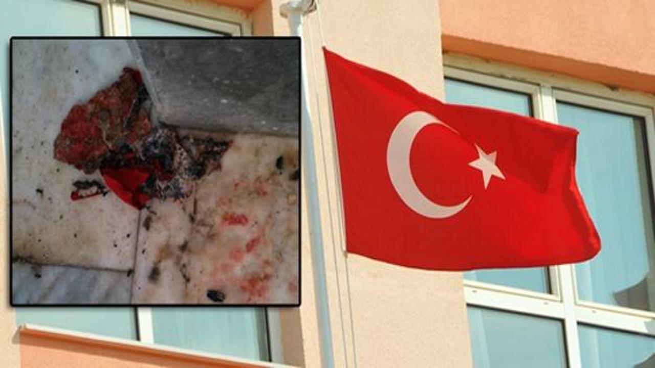 Edirne'de bayrağımızı yakan şahıslar yakalandı