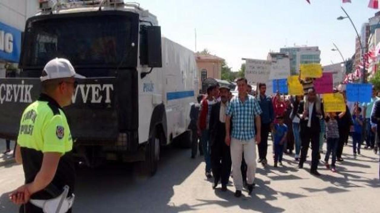 Elazığ'da 6 yıldır ücret alamayan işçiler yürüdü