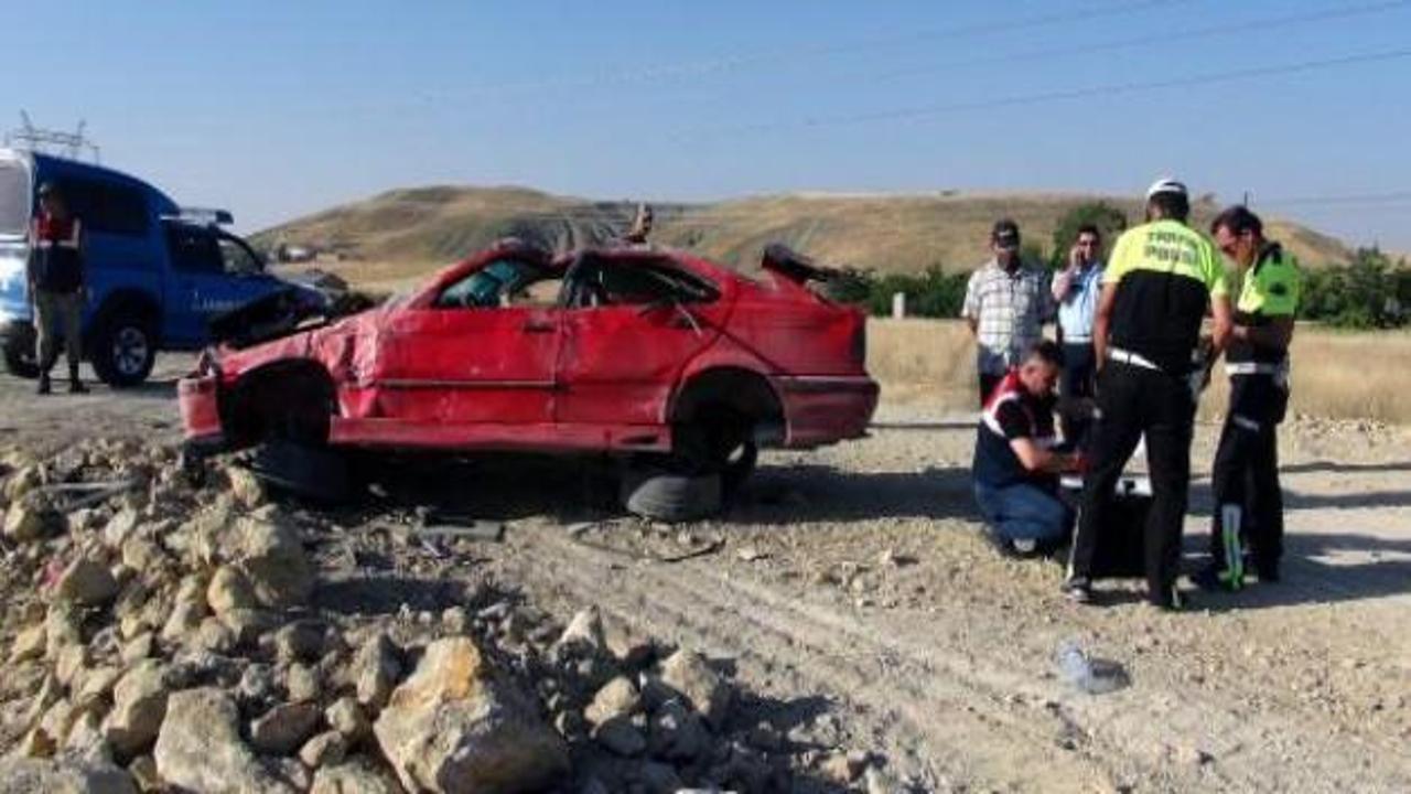 Elazığ'da kaza : 3 ağır yaralı