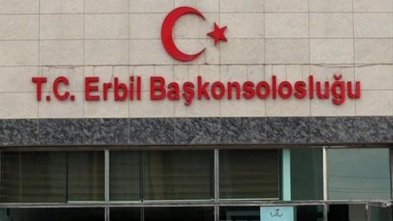 Erbil'deki Türk konsolosluğuna saldırı