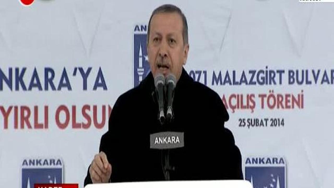 Erdoğan 1071 Malazgirt Bulvarı'nı açtı