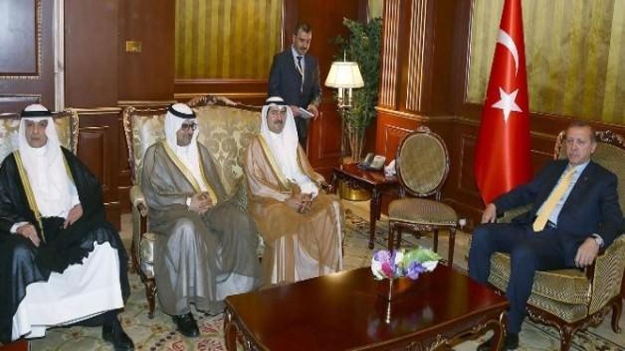 Erdoğan Arap iş adamlarıyla görüştü