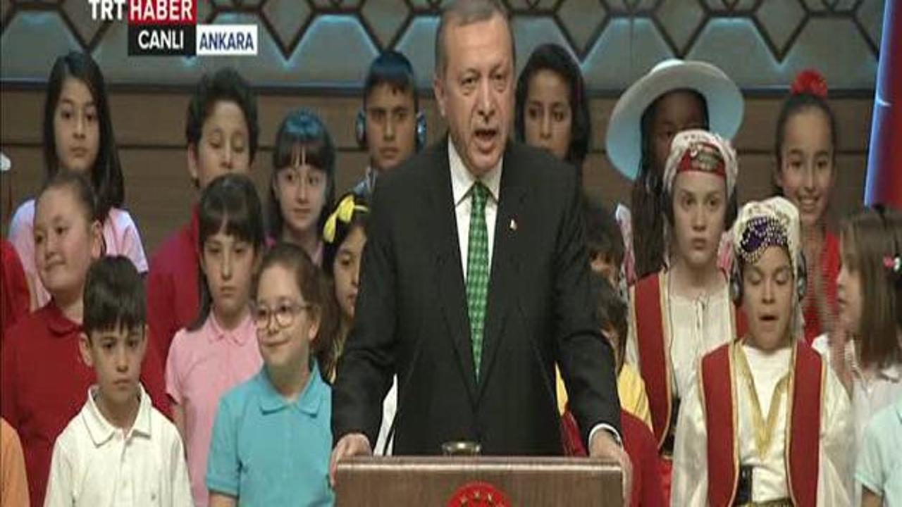 Erdoğan: Çocuklara kıymayın Efendiler!
