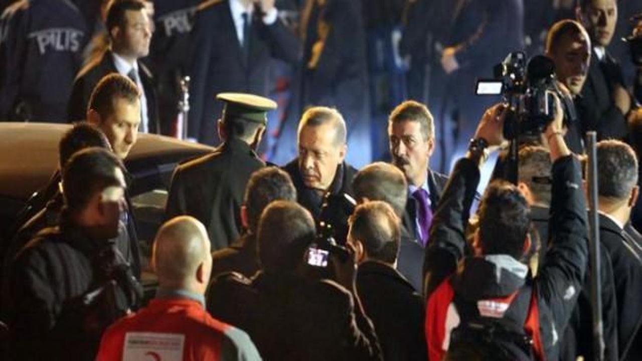 Erdoğan, Ermenek'ten ayrıldı