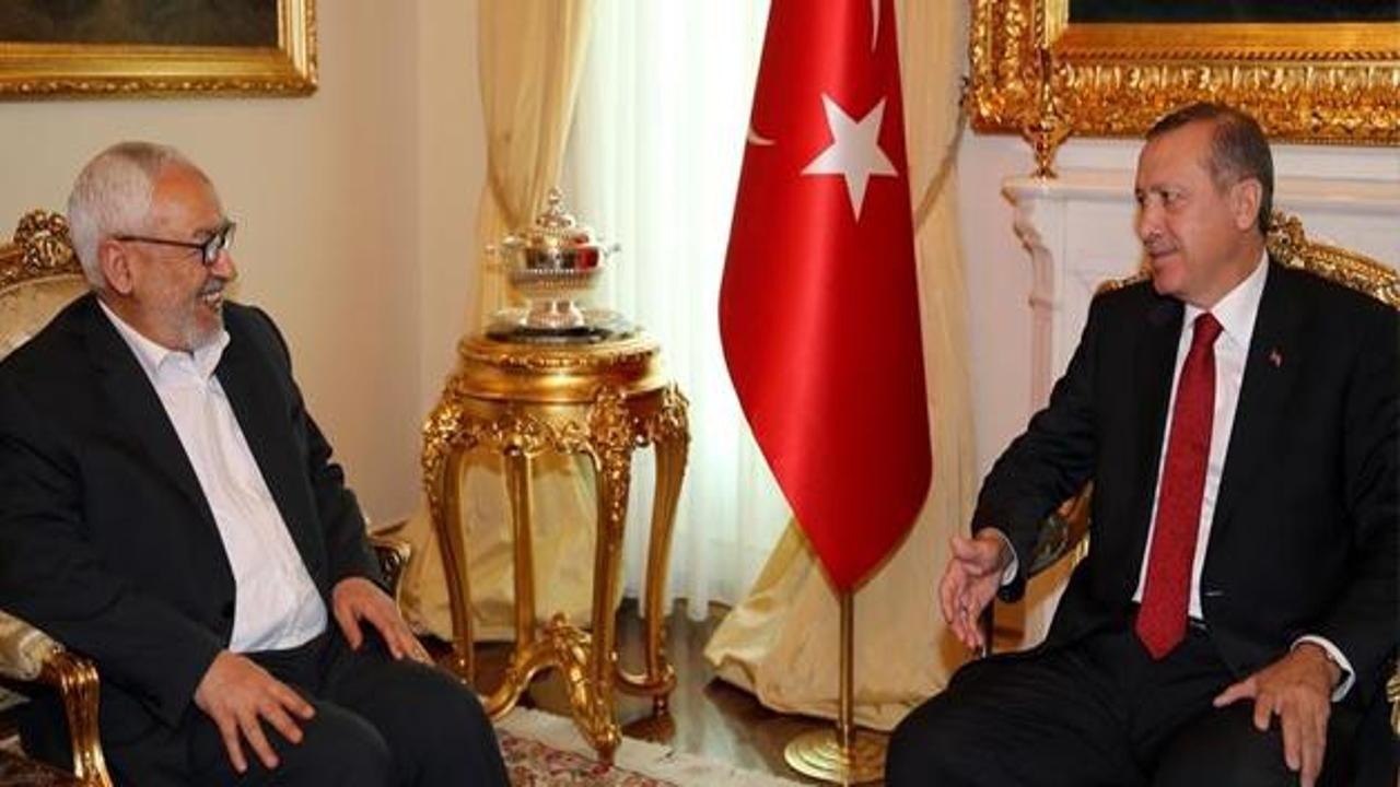 Erdoğan, Gannuşi'yi kabul etti